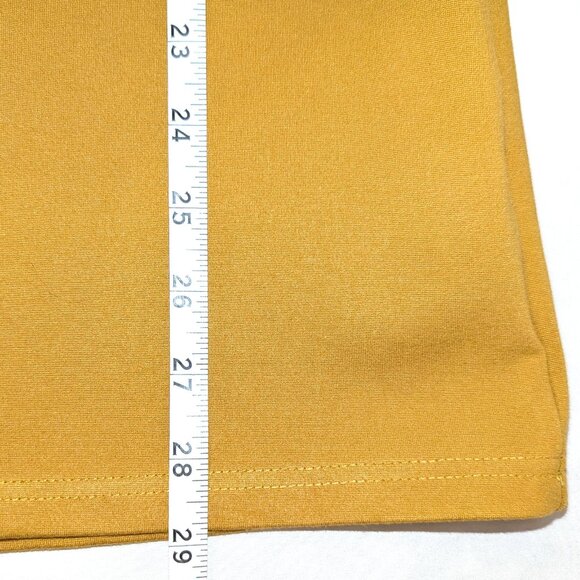 Superdown | Cynthia Cross Back Mini Dress in Mustard Yellow | Size Medium - Picture 13 of 13